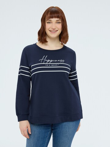 Fiorella Rubino Sweatshirt in Blue: front