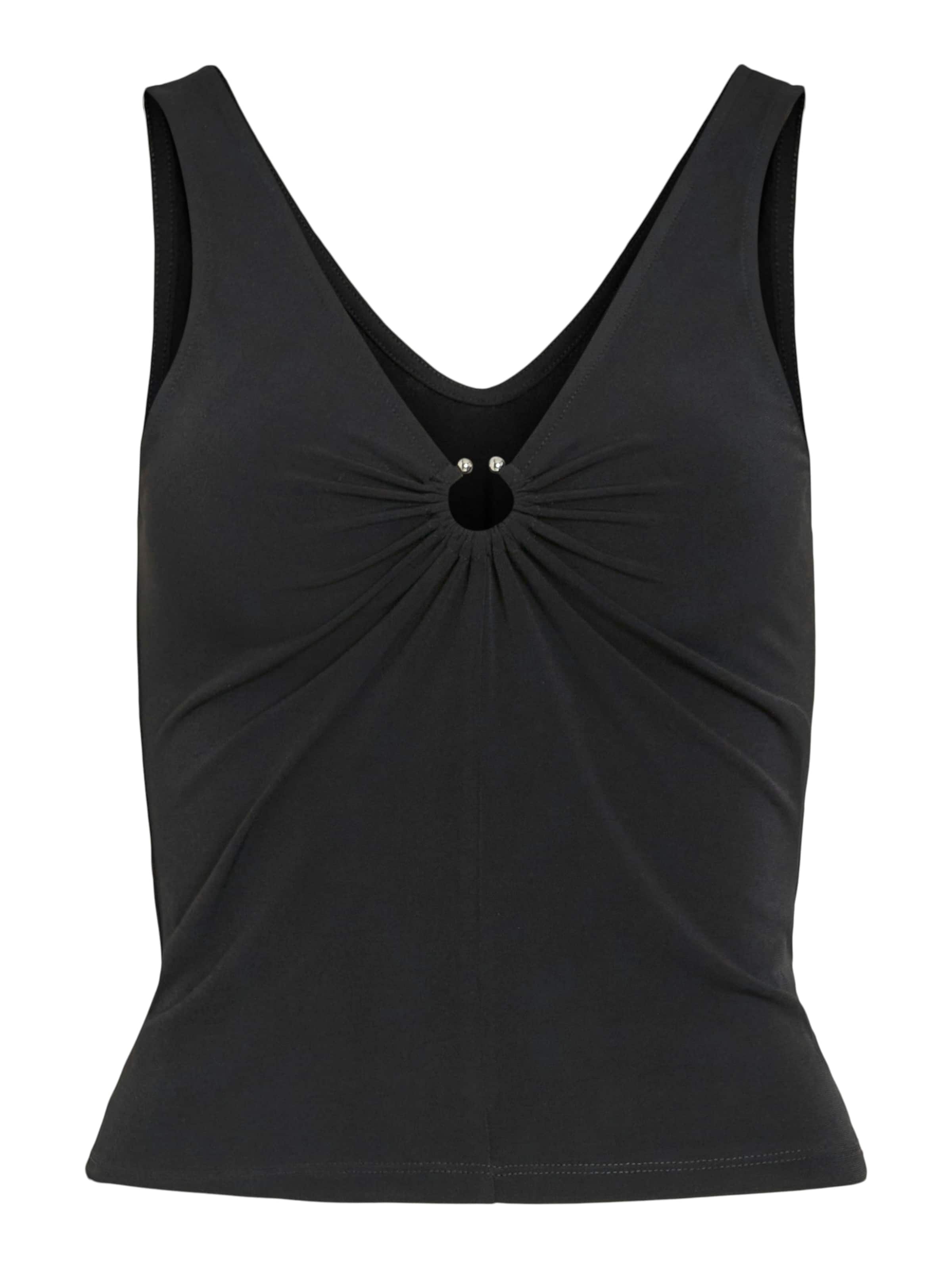 VILA Τοπ 'Emma' σε μαύρο: μπροστά