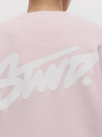Felpa 'STWD' di Pull&Bear in rosa