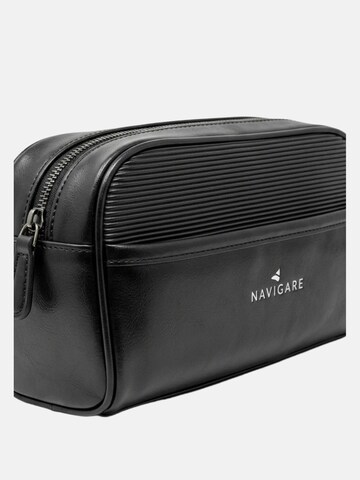 Pochette 'Pochette uomo Navigare con zip - Poliestere resistente' di Navigare in nero