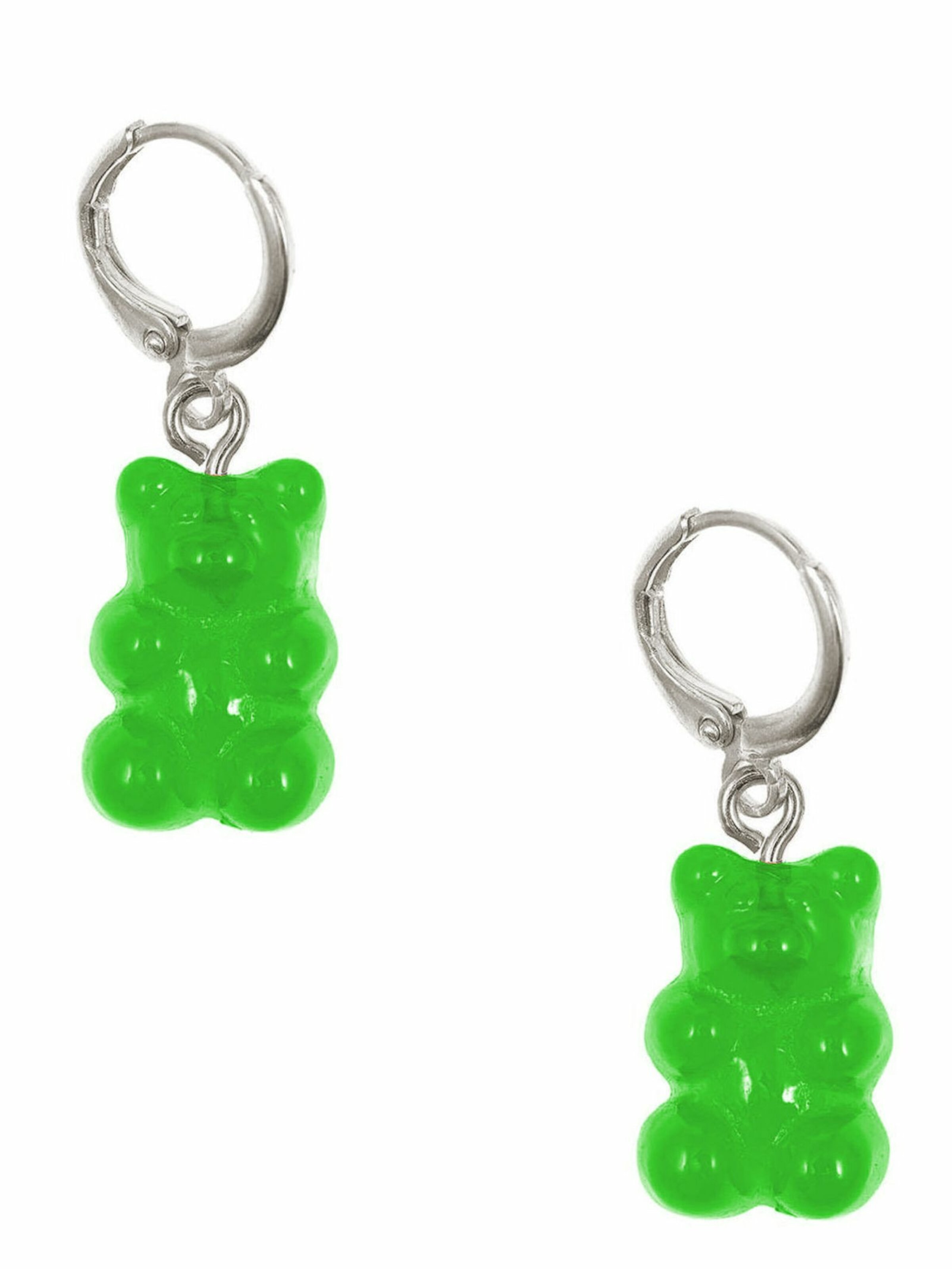 Gemshine Earrings 'Gummibär' in Silver