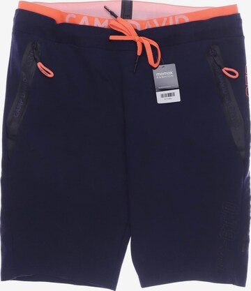 CAMP DAVID Shorts in 38 in Blue: front