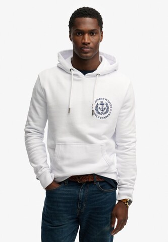 Sweat-shirt 'Lo-Fi Dockside' Superdry & Co en blanc