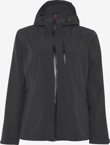 Maier Sports Outdoor Jacket in Black: front