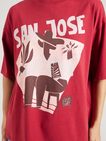 TOPSHOP Shirt in Red