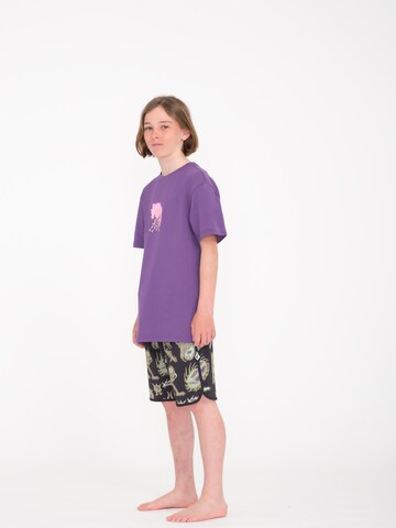 Volcom T-Shirt 'Tetsunori' in Lila