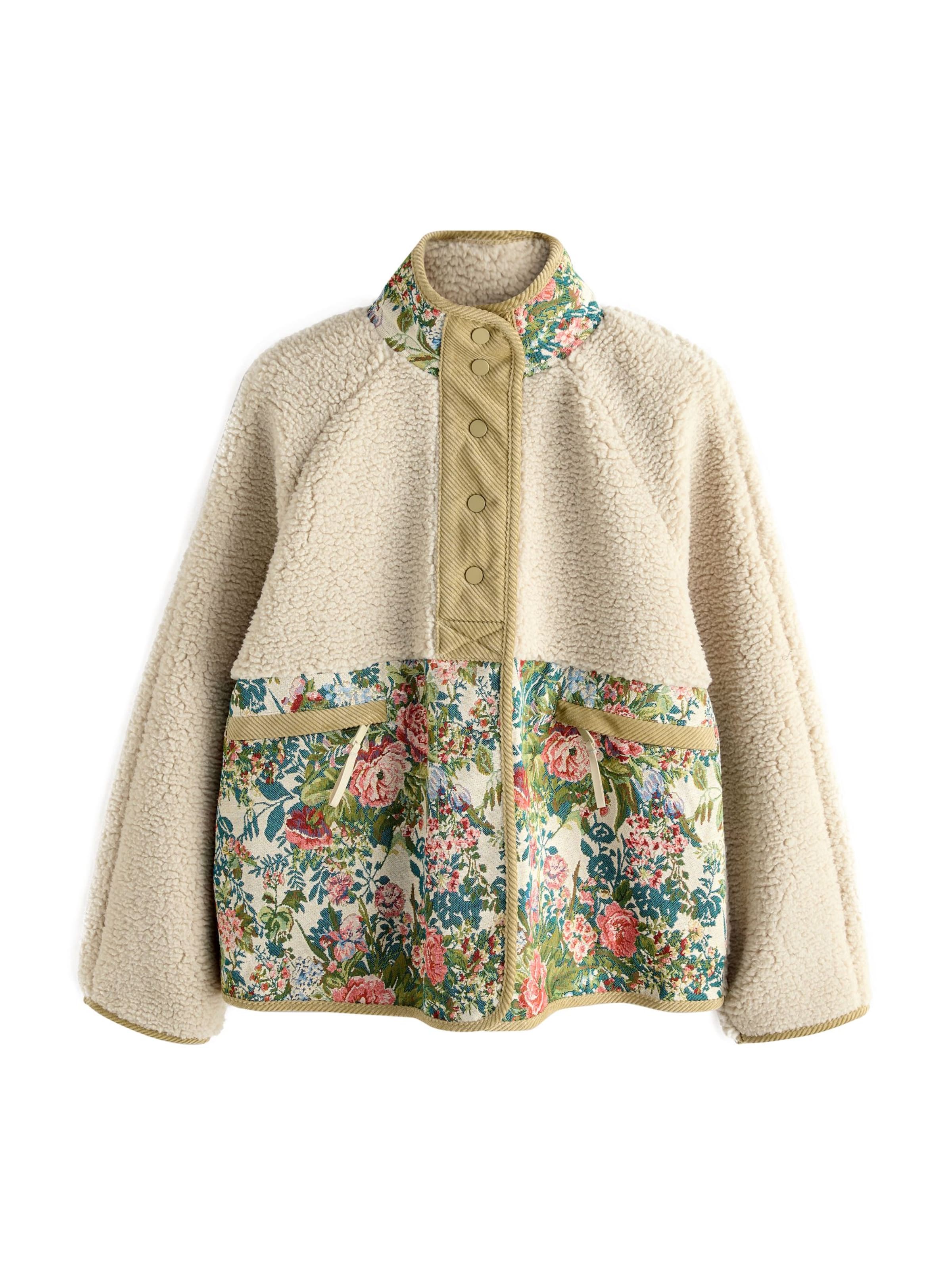 Veste en polaire Next en beige : devant