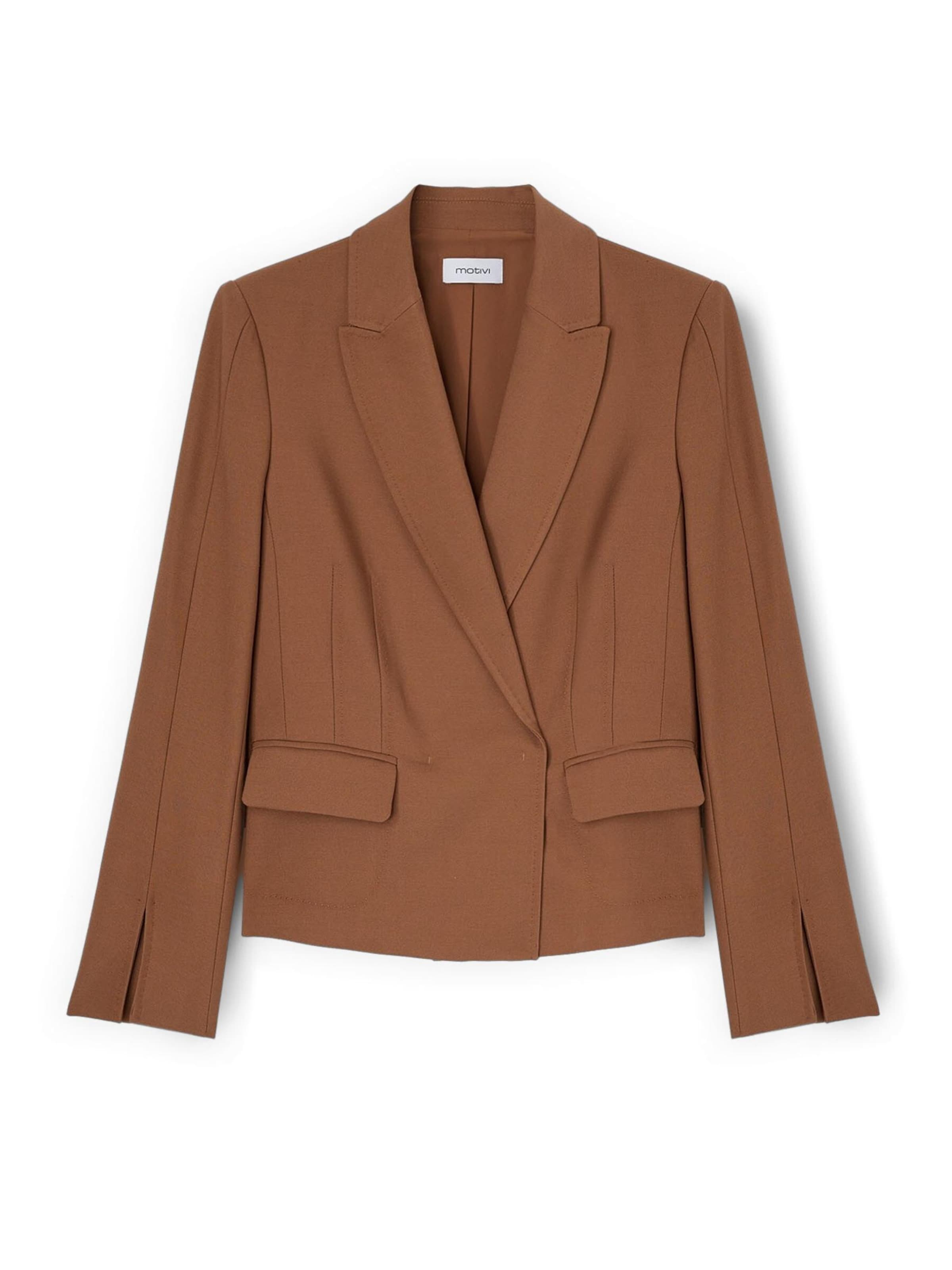 Blazer MOTIVI en marron : devant