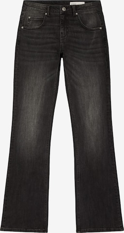 Bershka Kavbojke | črna barva: sprednja stran
