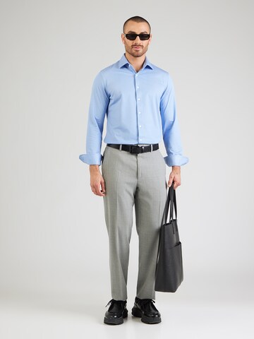 Michael Kors Slim Fit Hemd in Blau