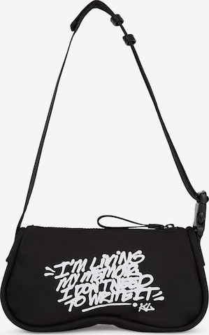 KARL LAGERFELD JEANS Shoulder Bag ' X Crapule2000' in Black