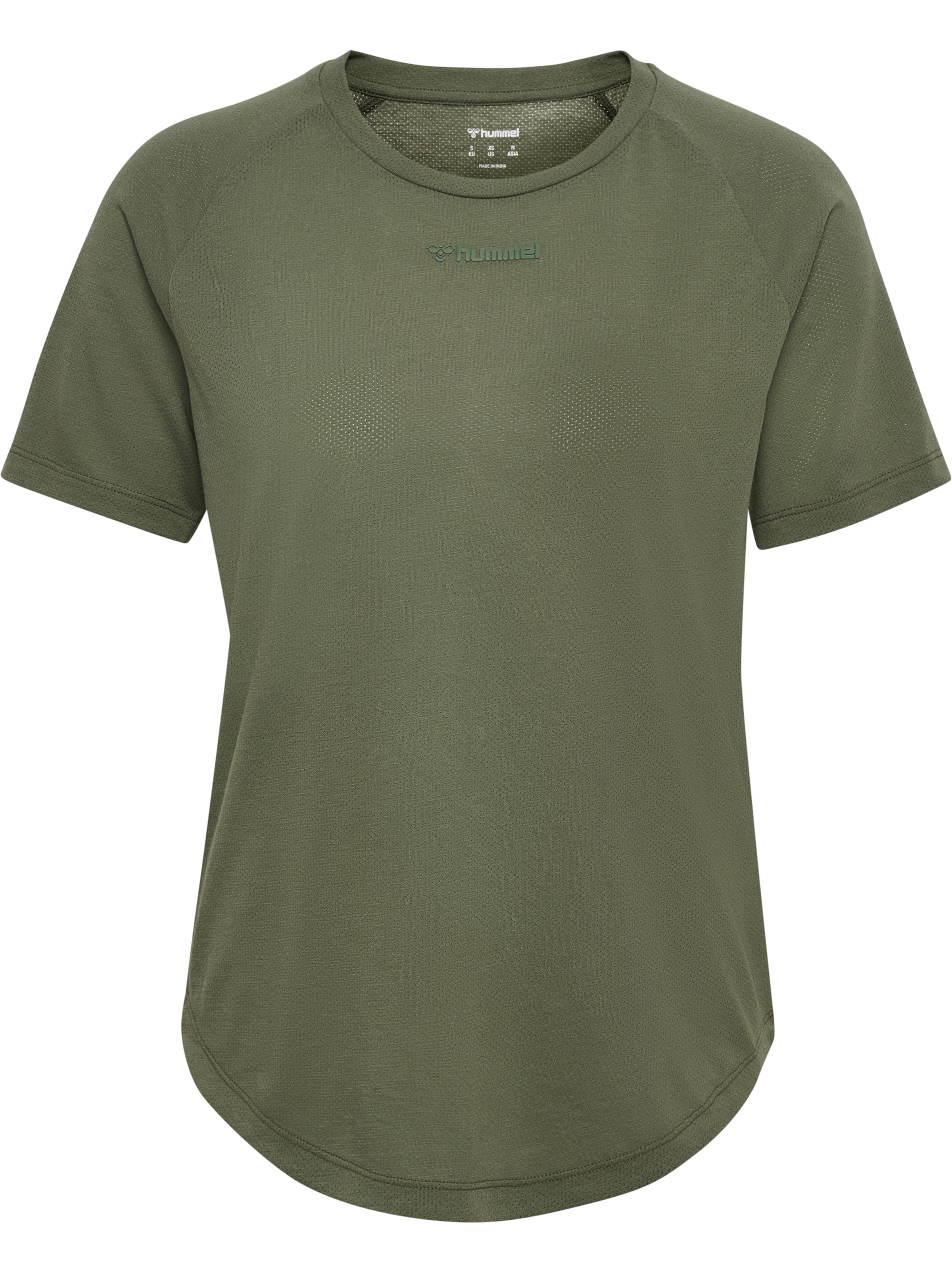 T-shirt fonctionnel 'Vanja' Hummel en vert : devant