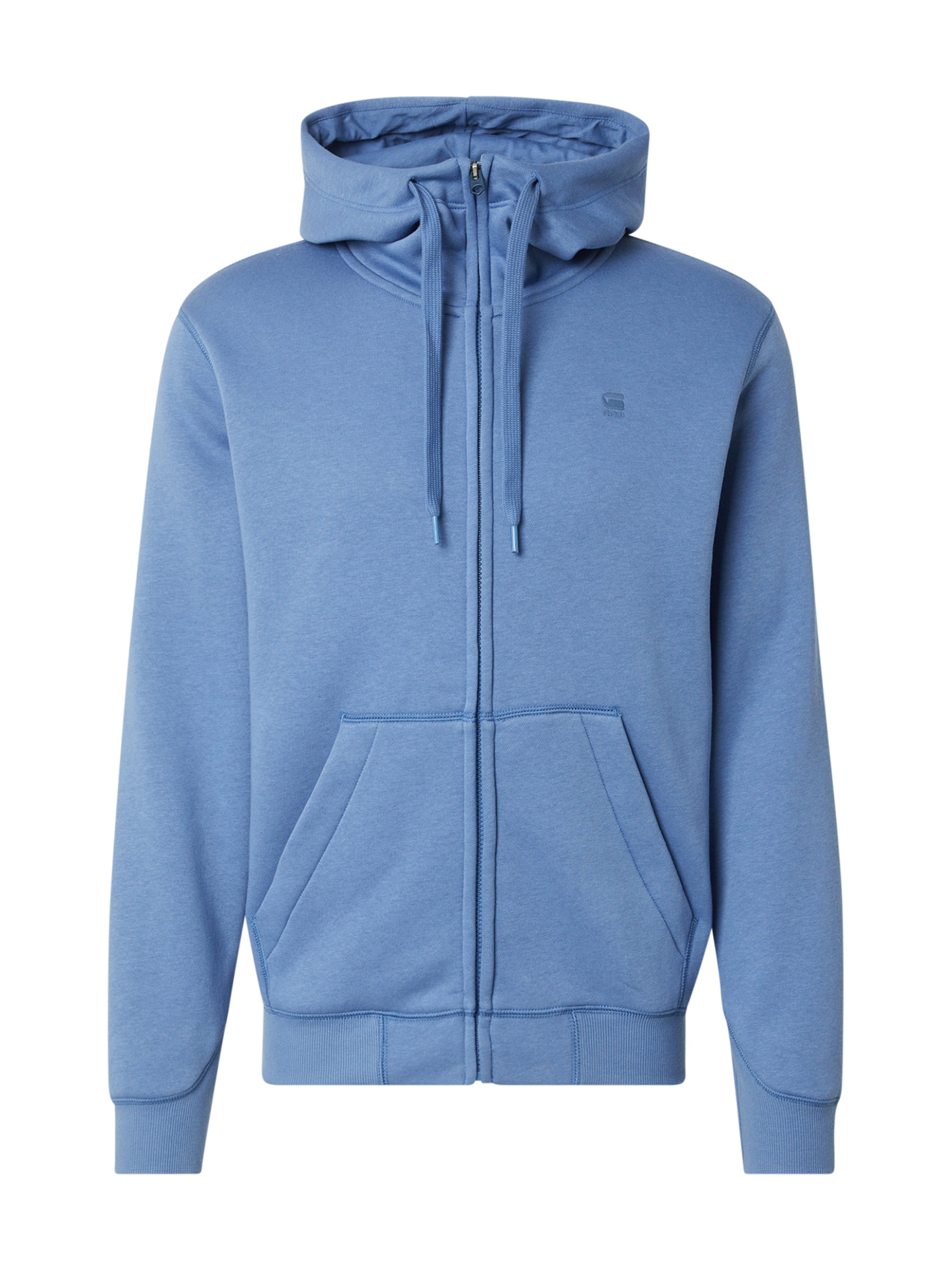 G-STAR Mikina 'Premium Core' – modrá: přední strana