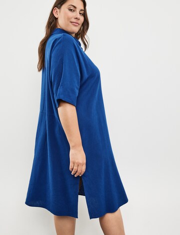 Rochie tip bluză de la SAMOON pe albastru