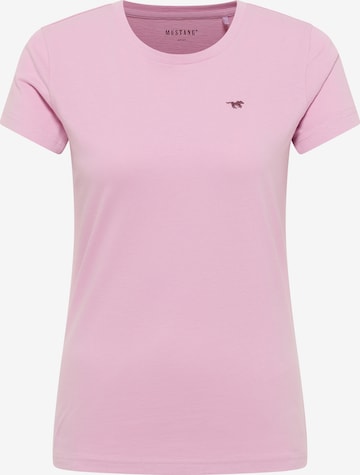 MUSTANG Shirt 'Loa' in Pink: front