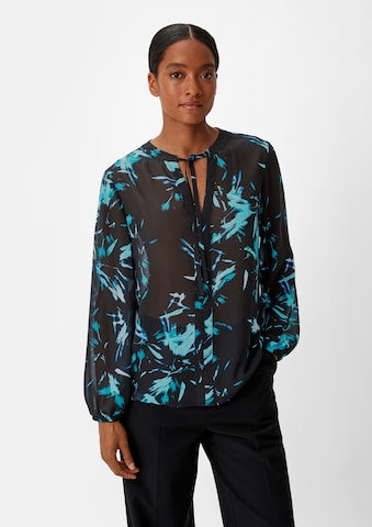 COMMA Blouse in Zwart: voorkant