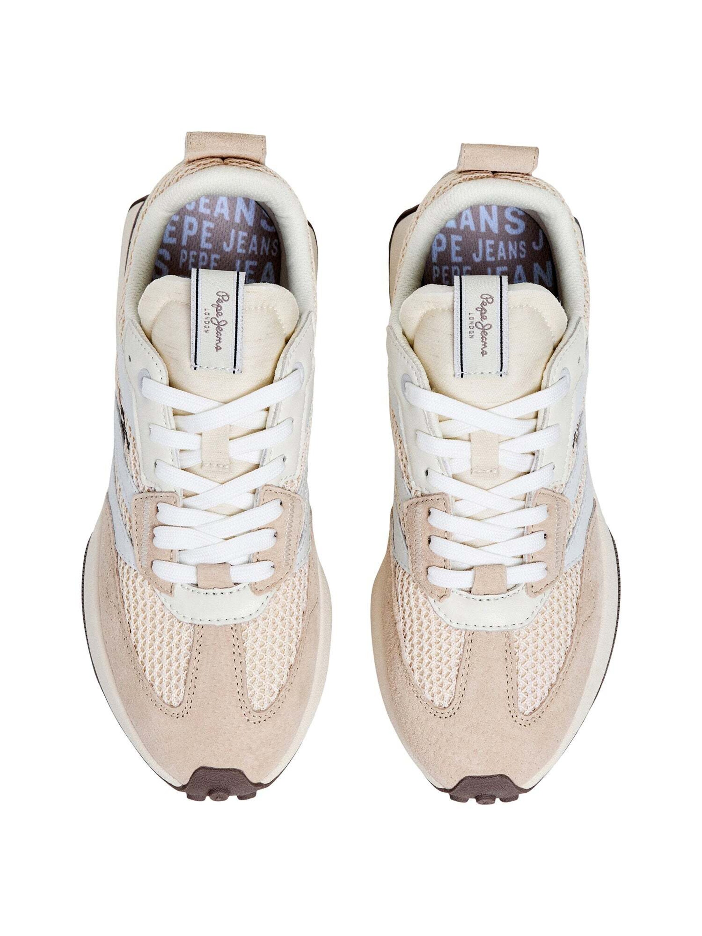 Pepe Jeans Platform trainers 'LUCKY' in Beige