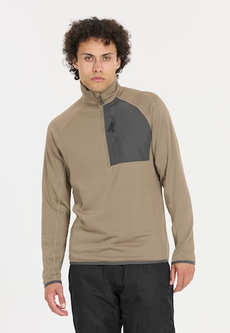 Whistler Sports sweater 'Helge' in Brown: front