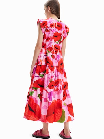 Desigual Letní šaty 'TULIP-LACROIX' – červená