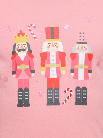 Only Mini Tričko 'KMGCANDYCANE' - Ružová