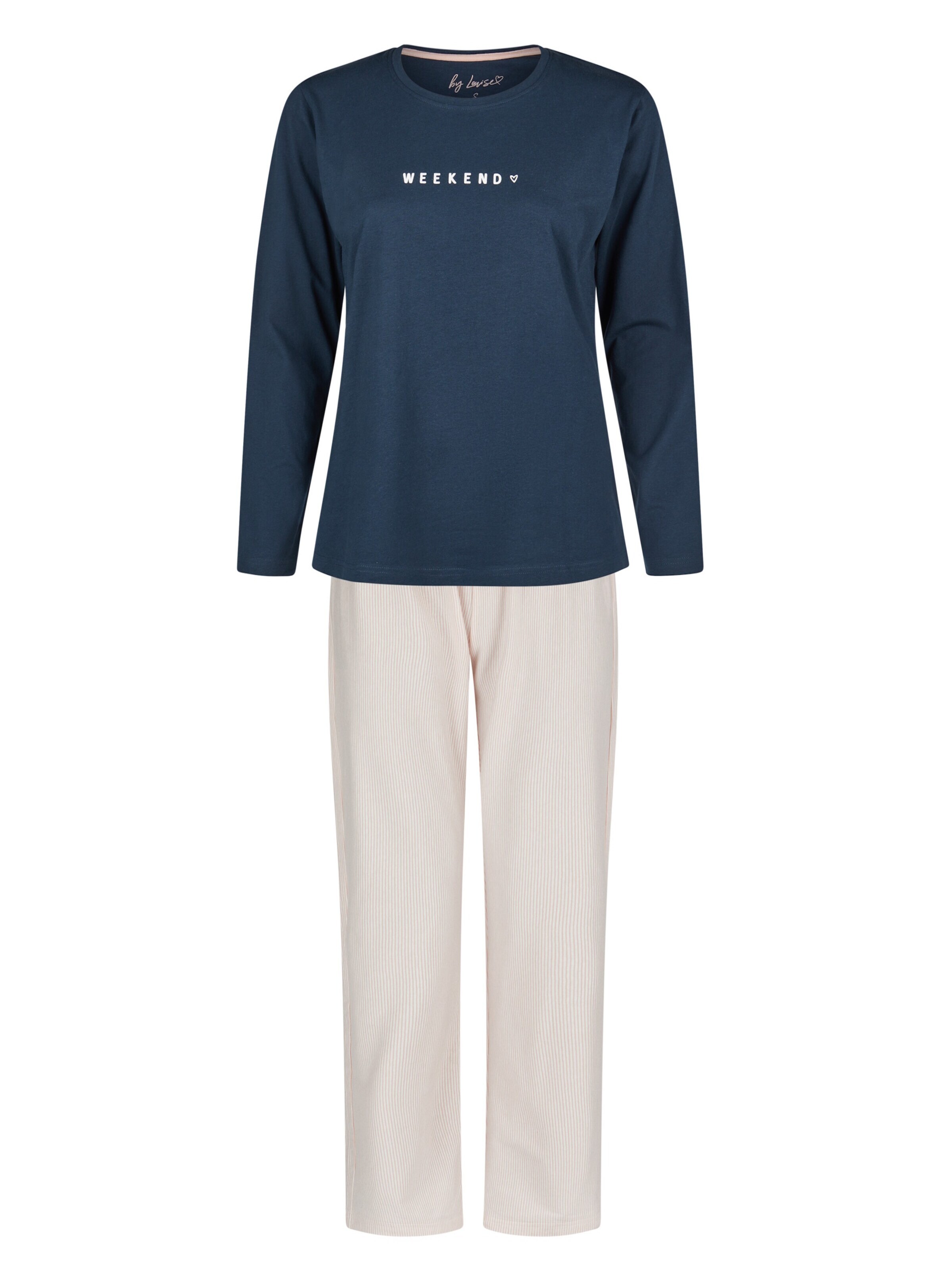 By Louise Pyjama in Blauw: voorkant