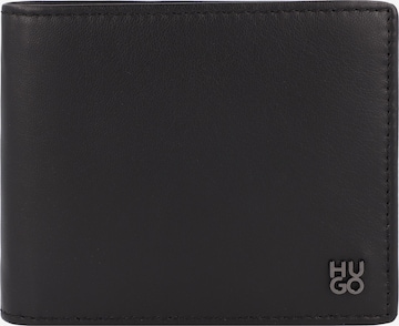HUGO Red Wallet in Black: front
