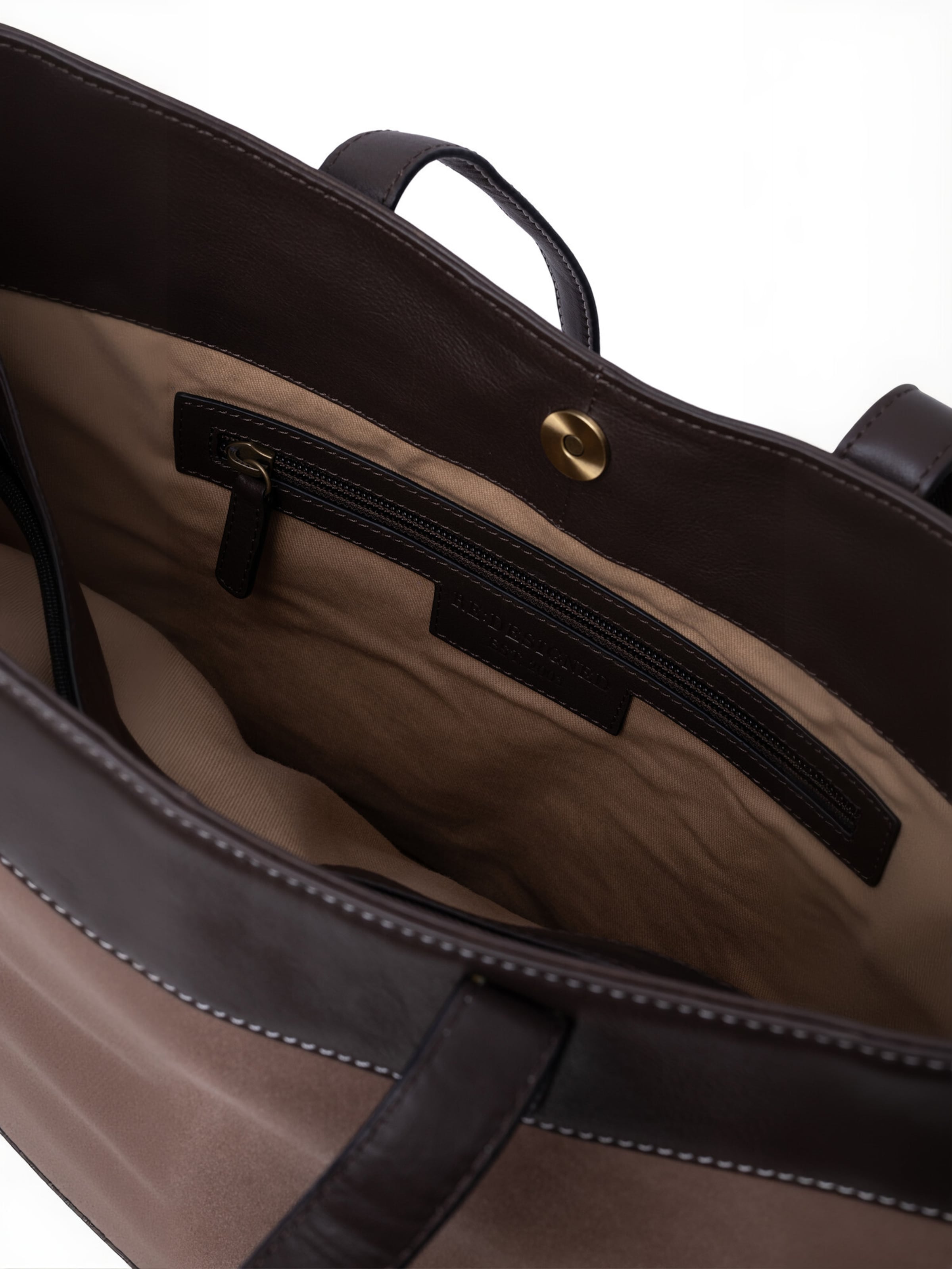 Cabas ' Sol ' RE:DESIGNED en marron : au dessus