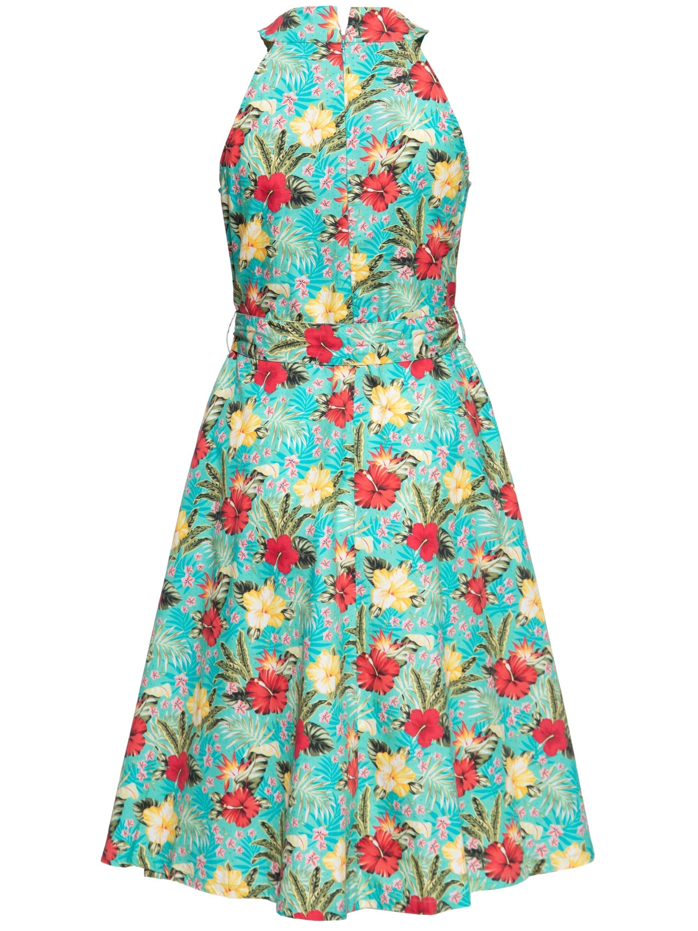Queen Kerosin Summer Dress in Green