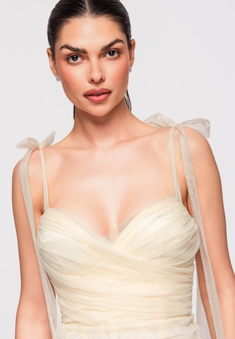Ombre Avondjurk in Beige