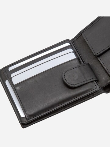 NEGOTIA Leather Wallet 'Folden' in Black