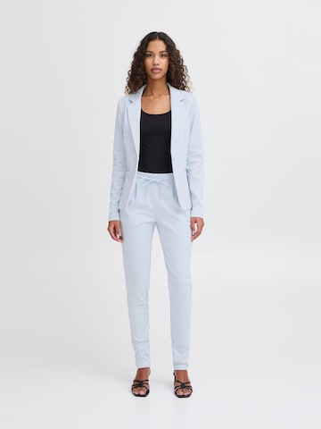 ICHI - Tapered Calças chino ' IHKate ' em azul