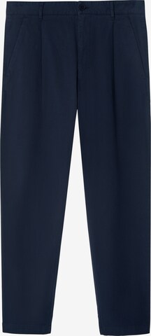 Adolfo Dominguez Regular Pleat-front trousers in Blue: front