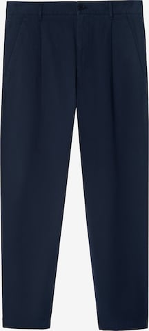 Adolfo Dominguez Regular Pleat-front trousers in Blue: front