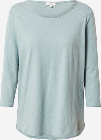 s.Oliver Shirt in Blauw: voorkant