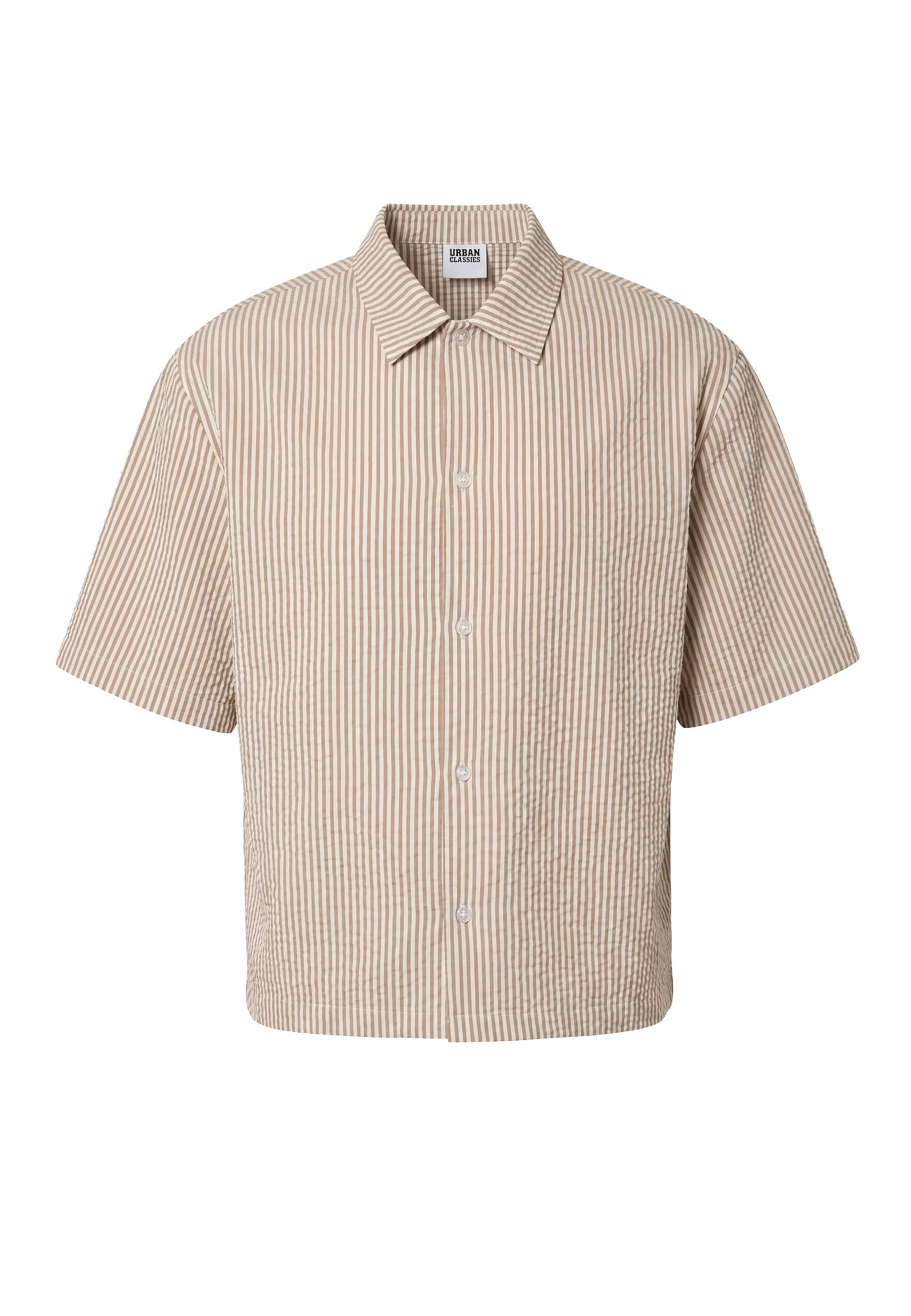 Urban Classics Chemise en XXXL en marron, Vue avec produit