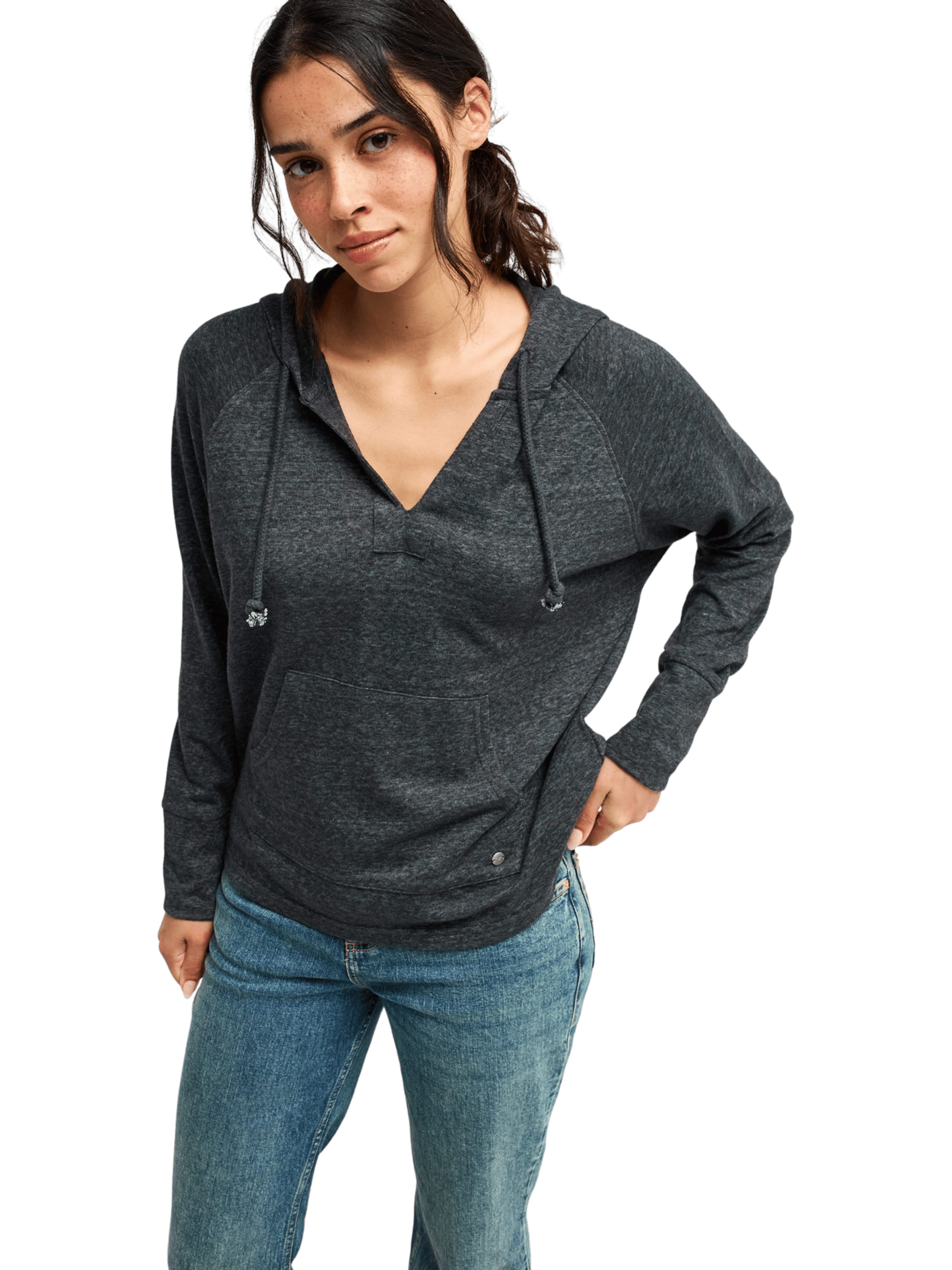 Sweat-shirt 'Destination Surf' ROXY en gris : devant