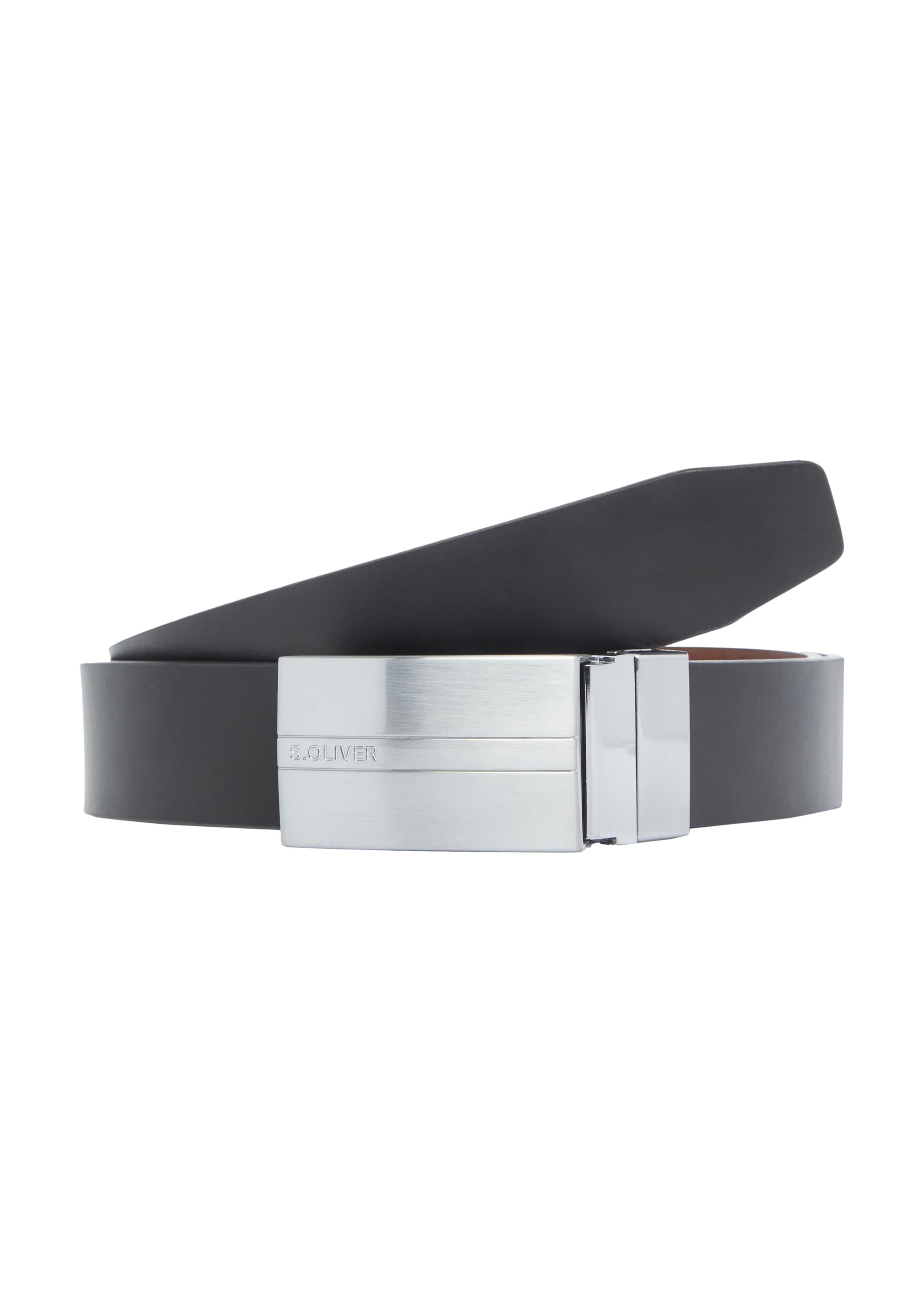s.Oliver Belt in Black: front