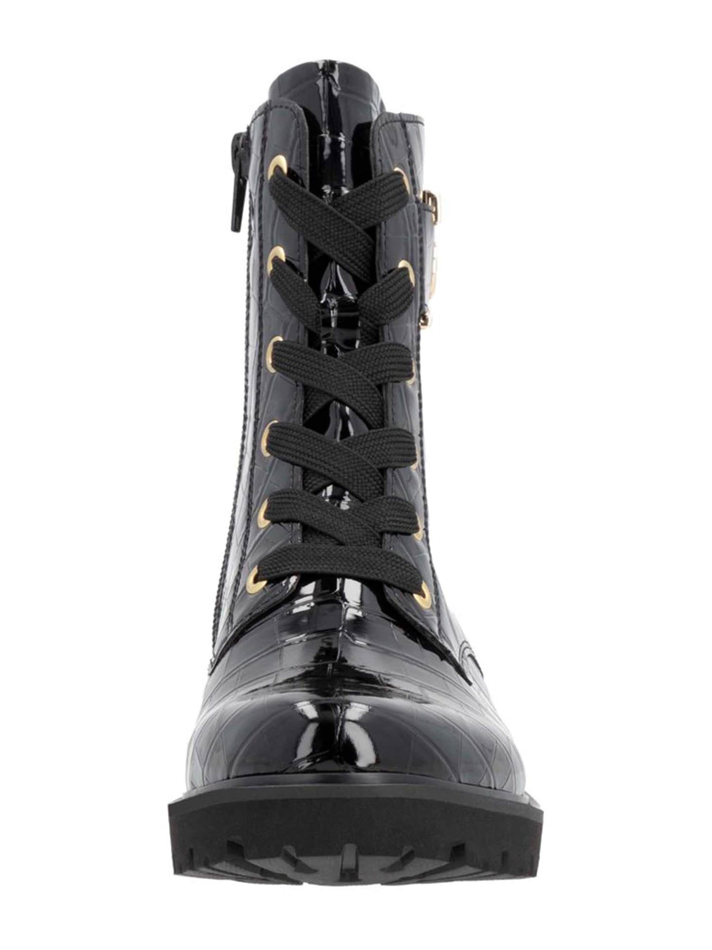 REMONTE Snørestøvletter i sort