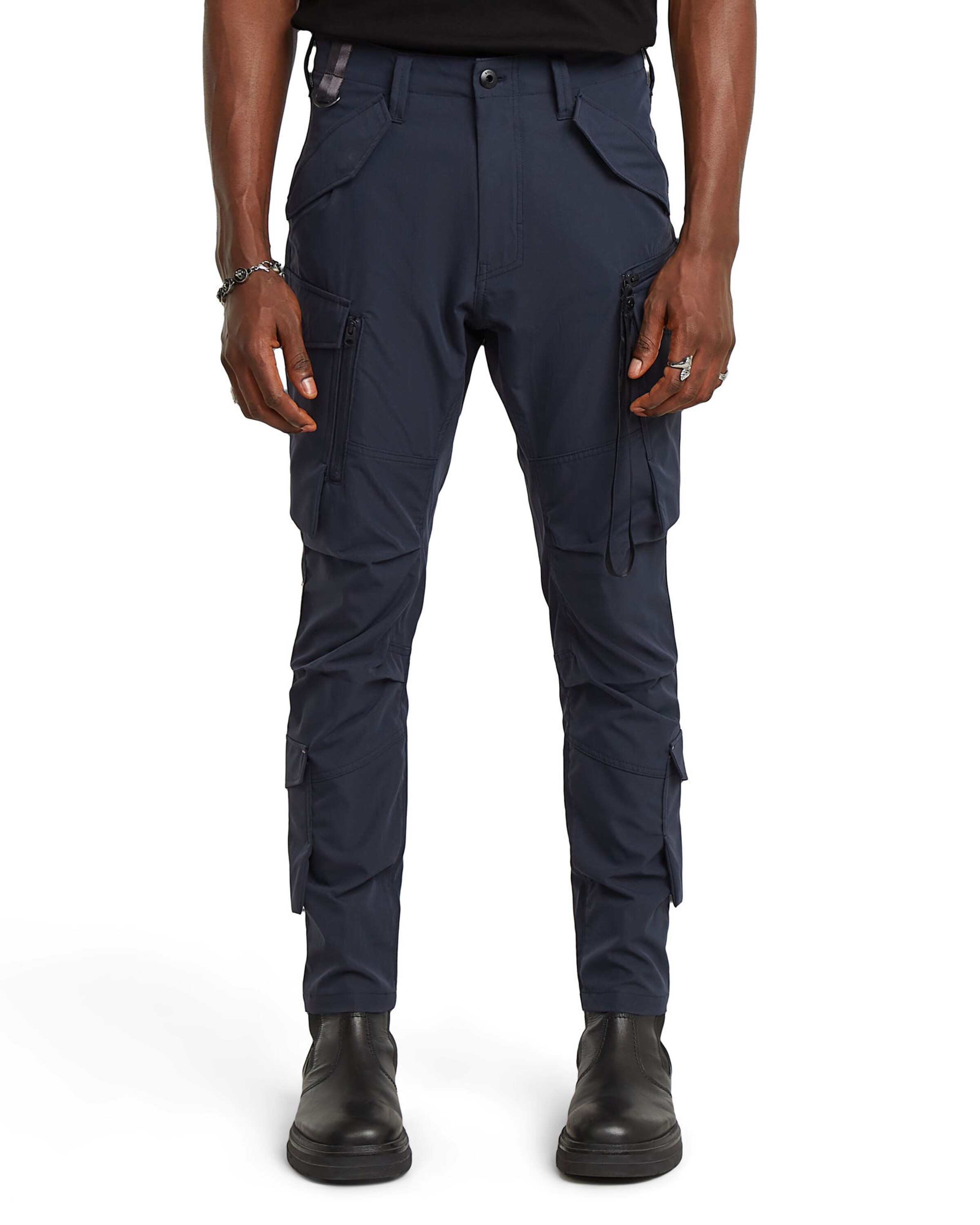 Skinny Pantalon cargo 'Toolbox' G-STAR en bleu : devant