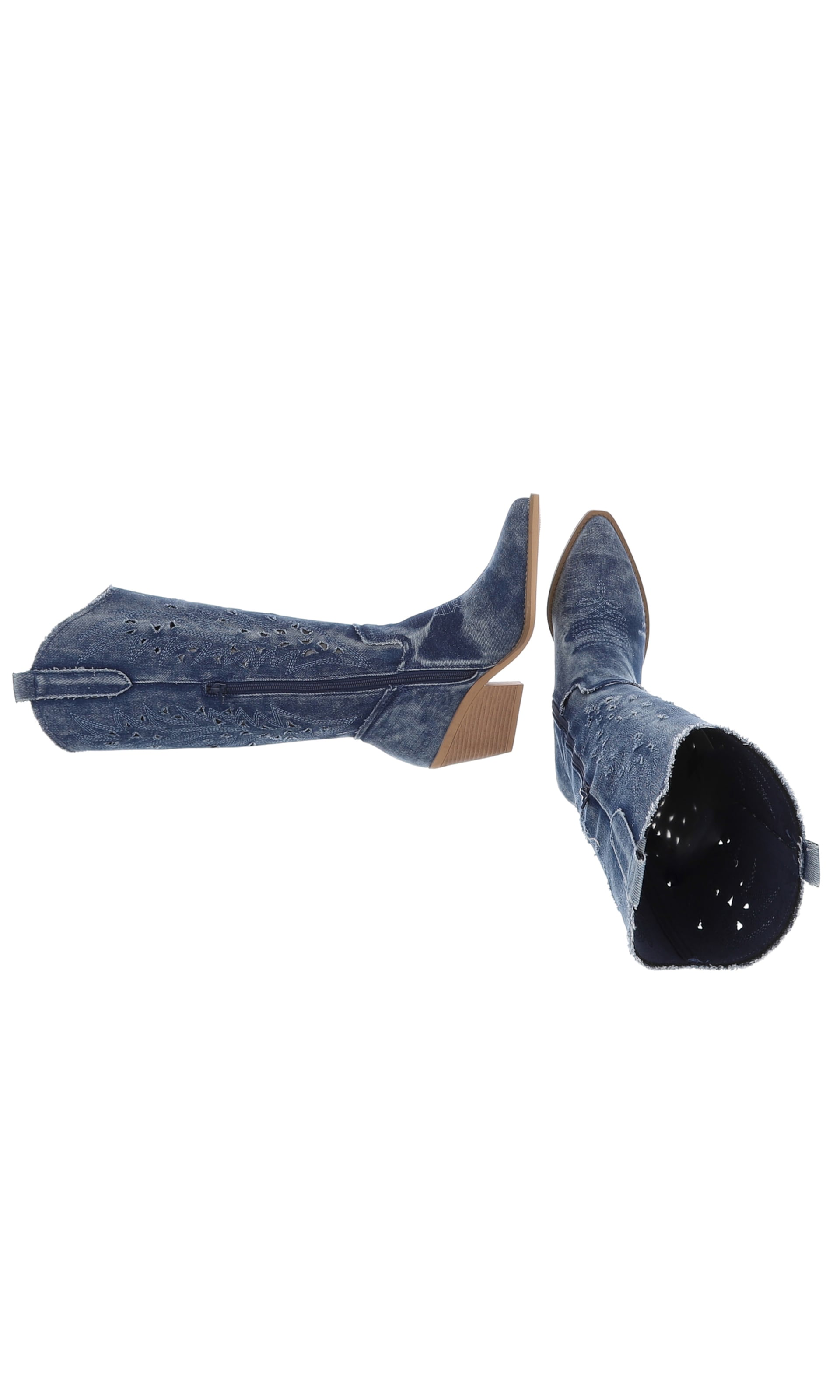 Ital-Design Cowboy Boots in Blue