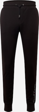 TOMMY HILFIGER Tapered Pants in Black: front