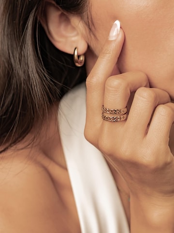 Hey Happiness Ring 'Double Chain'‌‌ in Gold