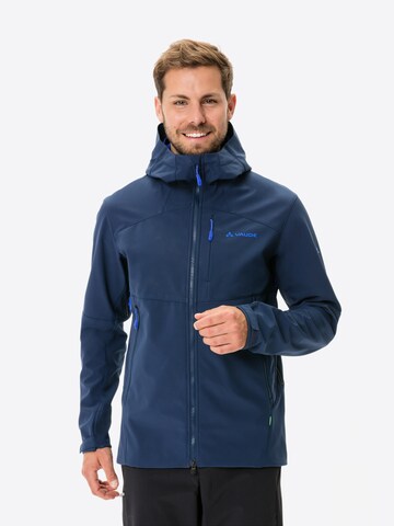 VAUDE Functionele jas 'Roccia II' in Blauw: voorkant