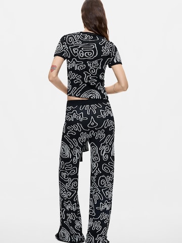 Desigual Wide leg Trousers in Black