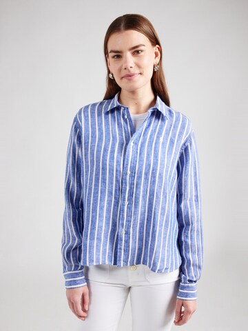 Camicia da donna di Polo Ralph Lauren in blu: frontale