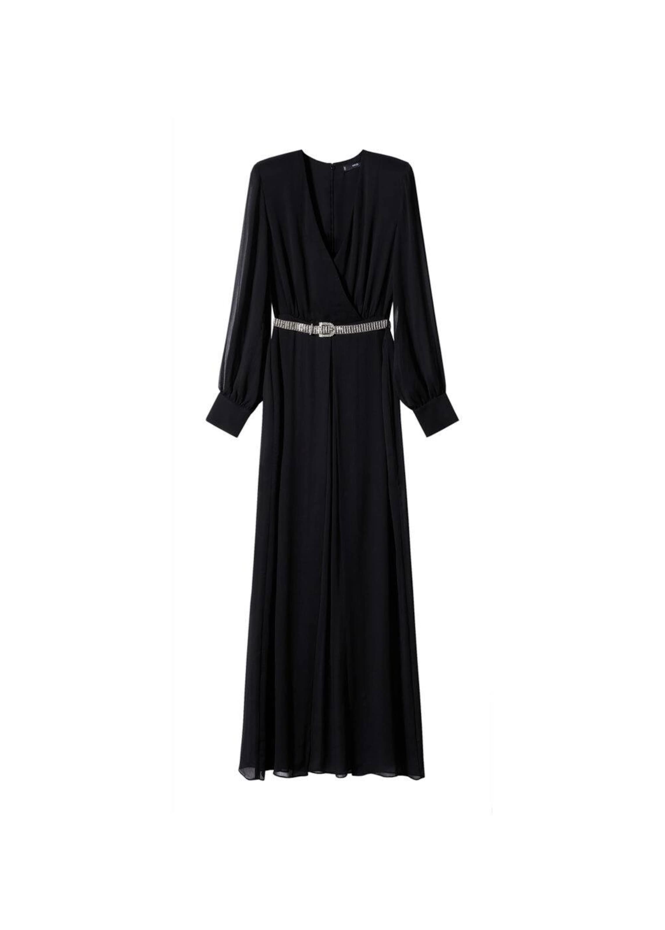 MANGO Kleid in Schwarz: Vorderseite