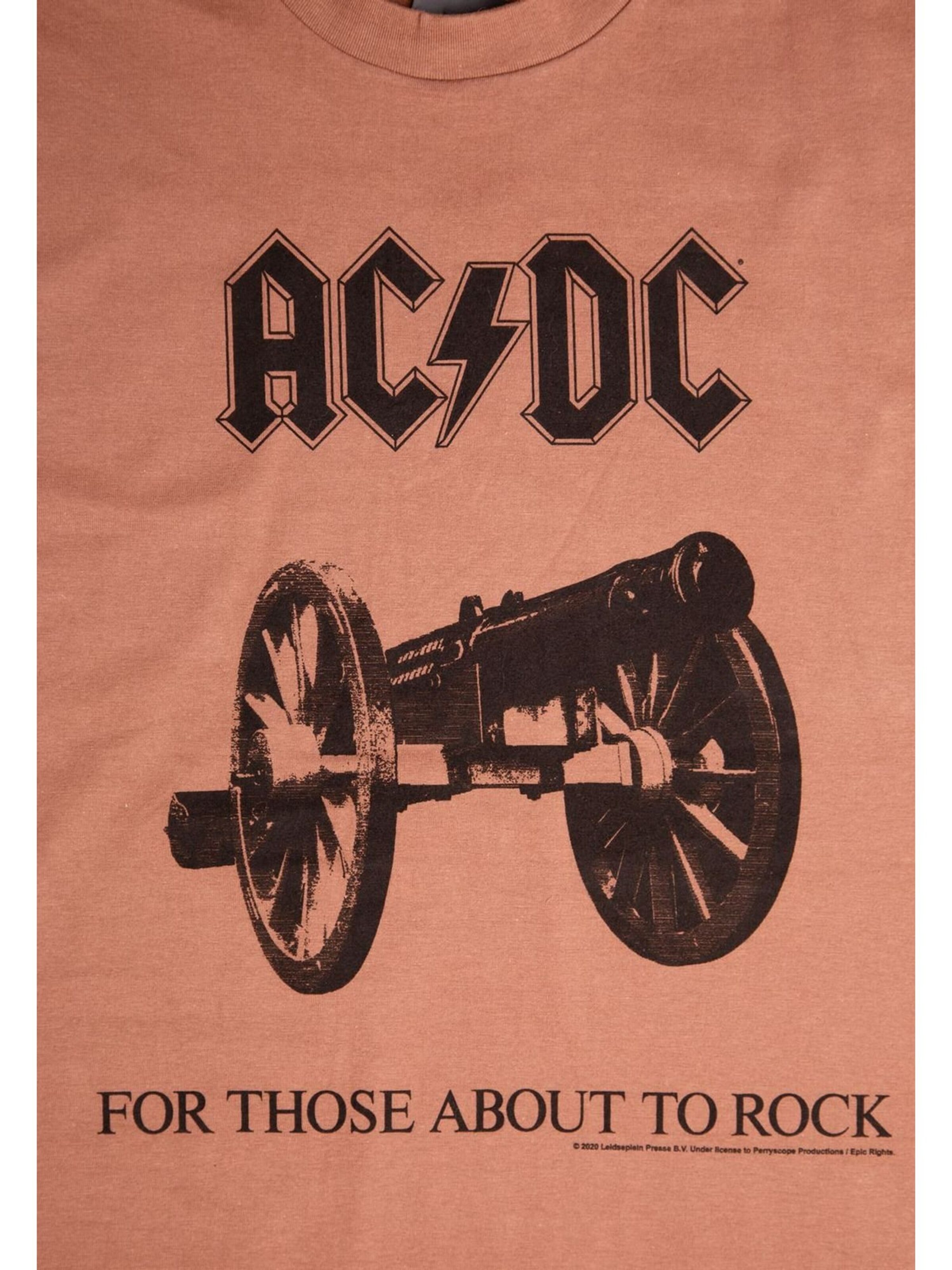 Maglietta 'AC/DC  For Those about to rock Brown mens t-shirt' di AC/DC in marrone