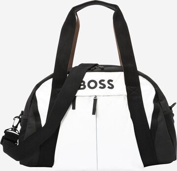 Sac week-end 'Stormy' BOSS en blanc : devant