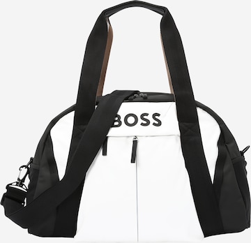 Sac week-end 'Stormy' BOSS Black en blanc : devant