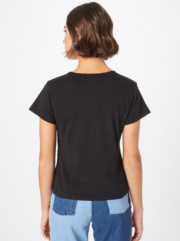 WEEKDAY T-shirt 'Fave' i svart